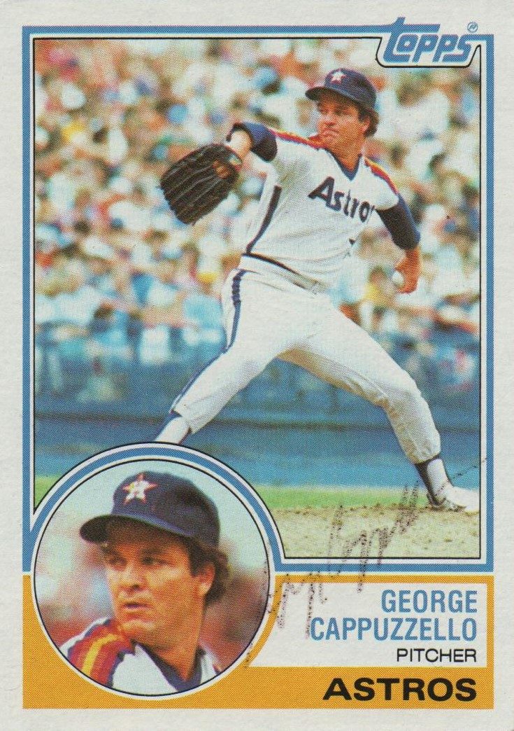 George Cappuzzello autograph in the Astros A to Z collection