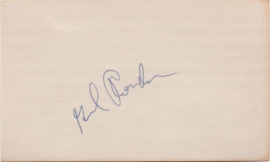 Gil Rondon autograph in the Astros A to Z collection