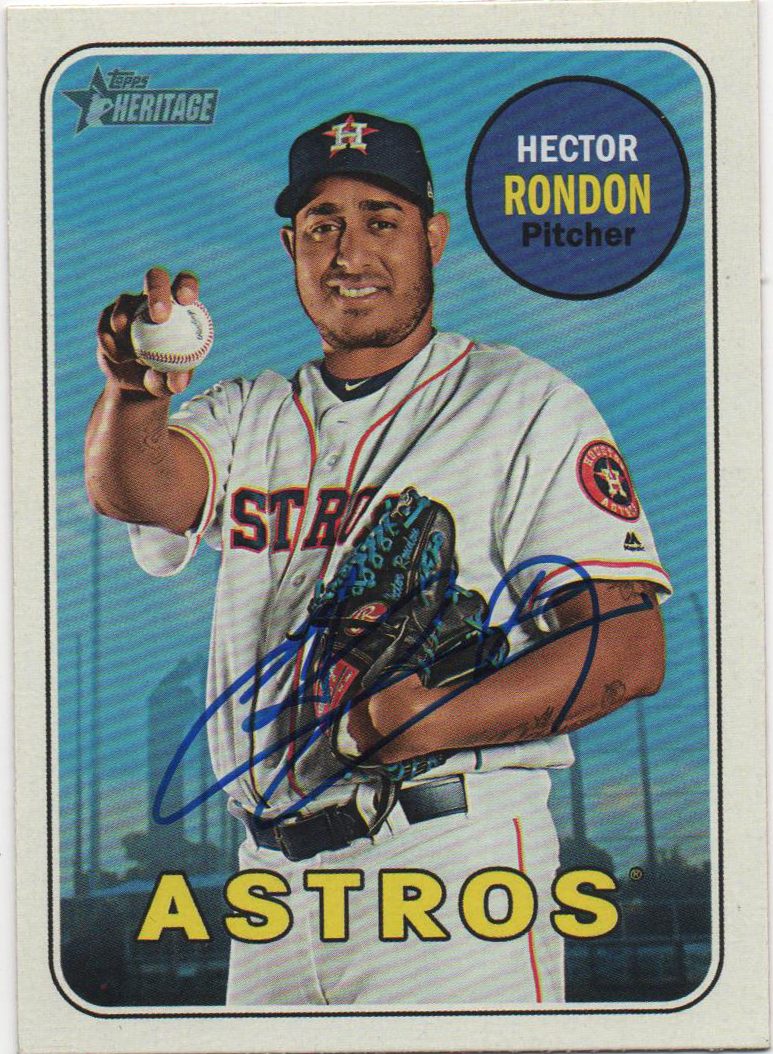 Hector Rondon autograph in the Astros A to Z collection
