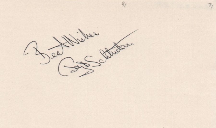 Jay Schlueter autograph in the Astros A to Z collection