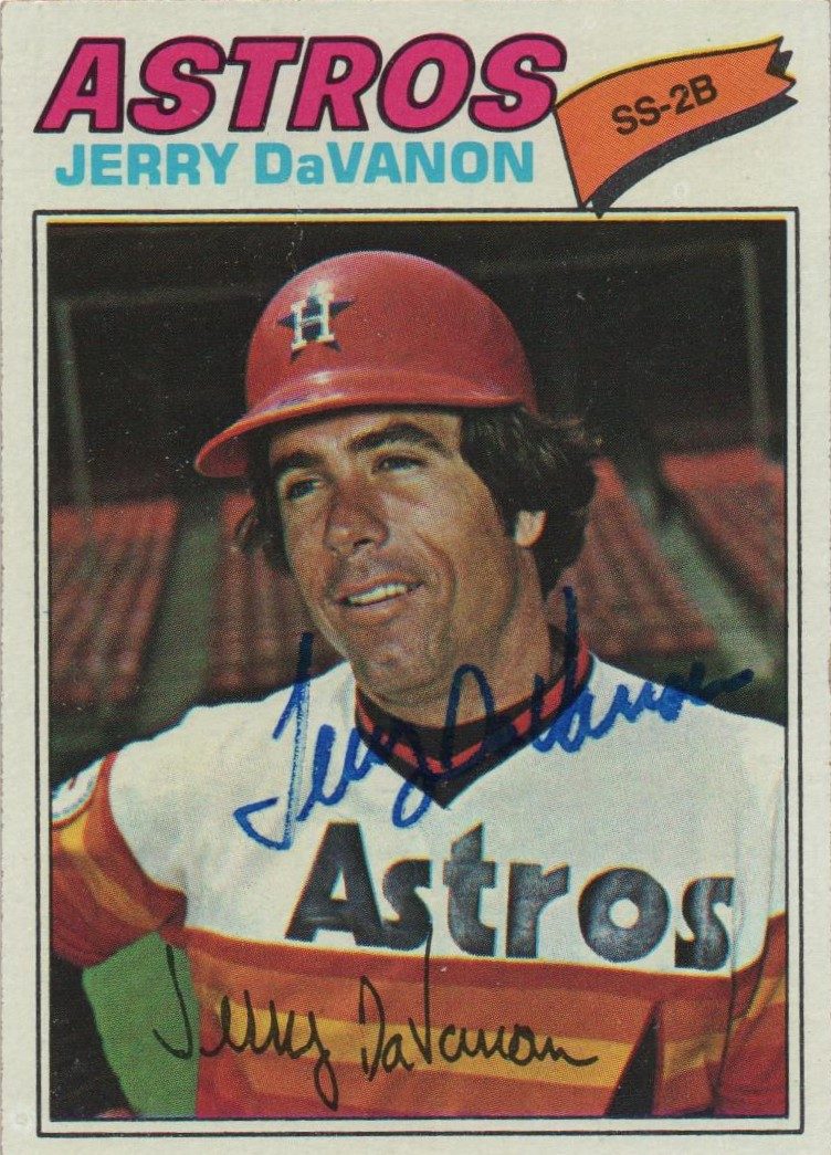 Jerry DaVanon autograph in the Astros A to Z collection