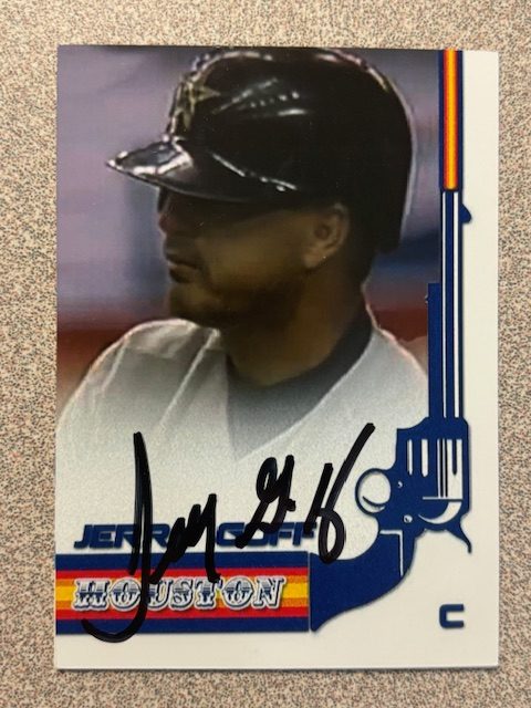 Jerry Goff autograph in the Astros A to Z collection