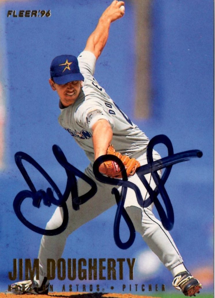 Jim Dougherty autograph in the Astros A to Z collection