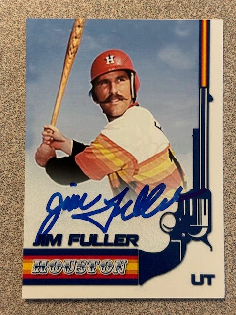 Jim Fuller autograph in the Astros A to Z collection