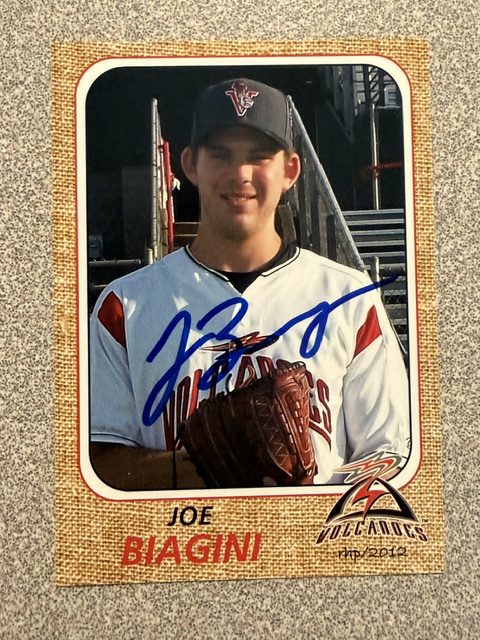 Joe Biagini autograph in the Astros A to Z collection