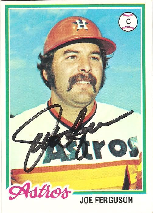 Joe Ferguson autograph in the Astros A to Z collection
