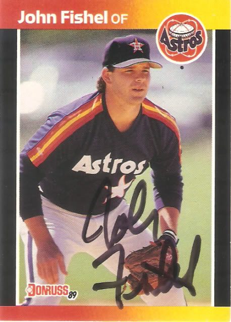 John Fishel autograph in the Astros A to Z collection
