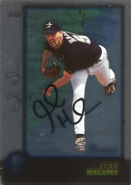 John Halama autograph in the Astros A to Z collection