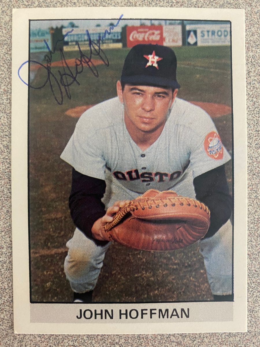John Hoffman autograph in the Astros A to Z collection