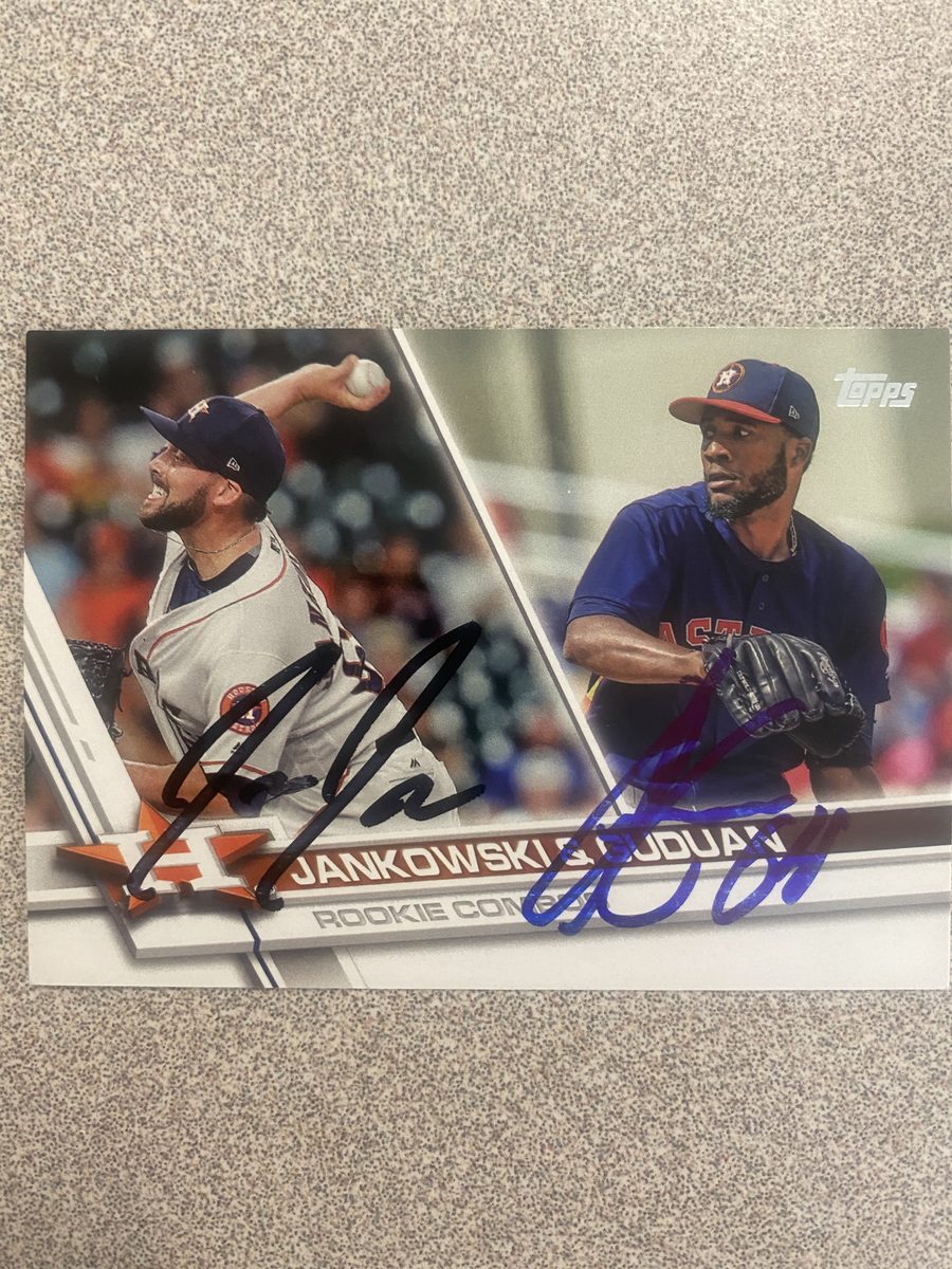 Jordan Jankowski autograph in the Astros A to Z collection