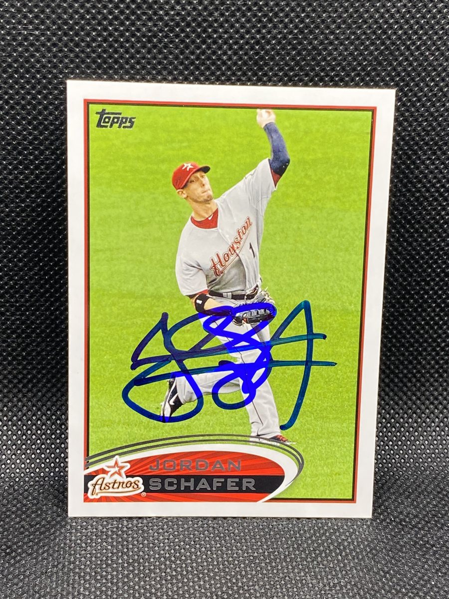 Jordan Schafer autograph in the Astros A to Z collection