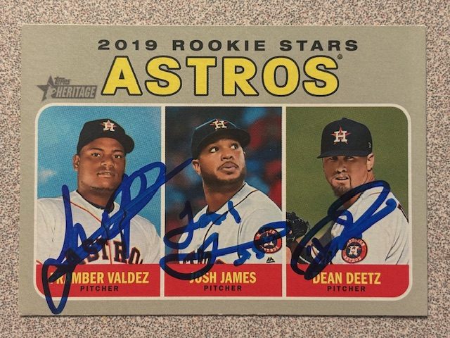 Josh James autograph in the Astros A to Z collection