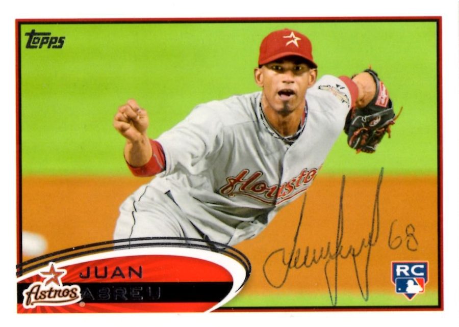 Juan Abreu autograph in the Astros A to Z collection