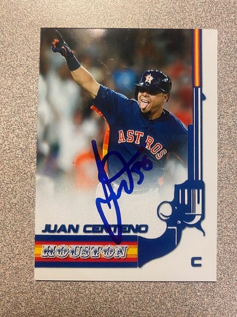 Juan Centeno autograph in the Astros A to Z collection