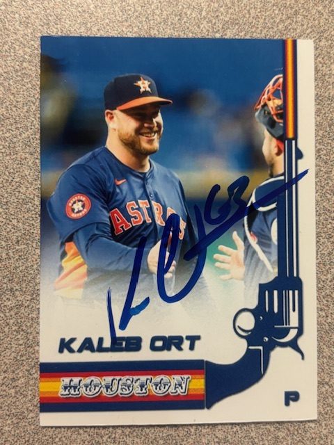 Kaleb Ort autograph in the Astros A to Z collection