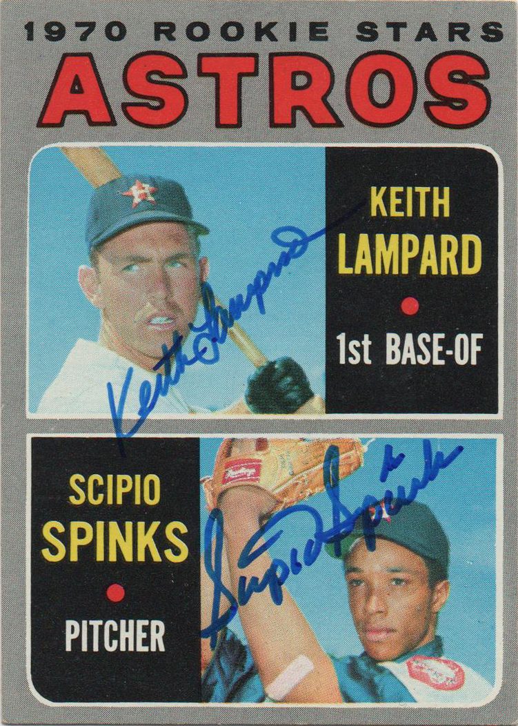 Keith Lampard autograph in the Astros A to Z collection