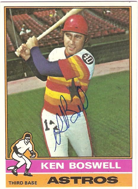 Ken Boswell autograph in the Astros A to Z collection