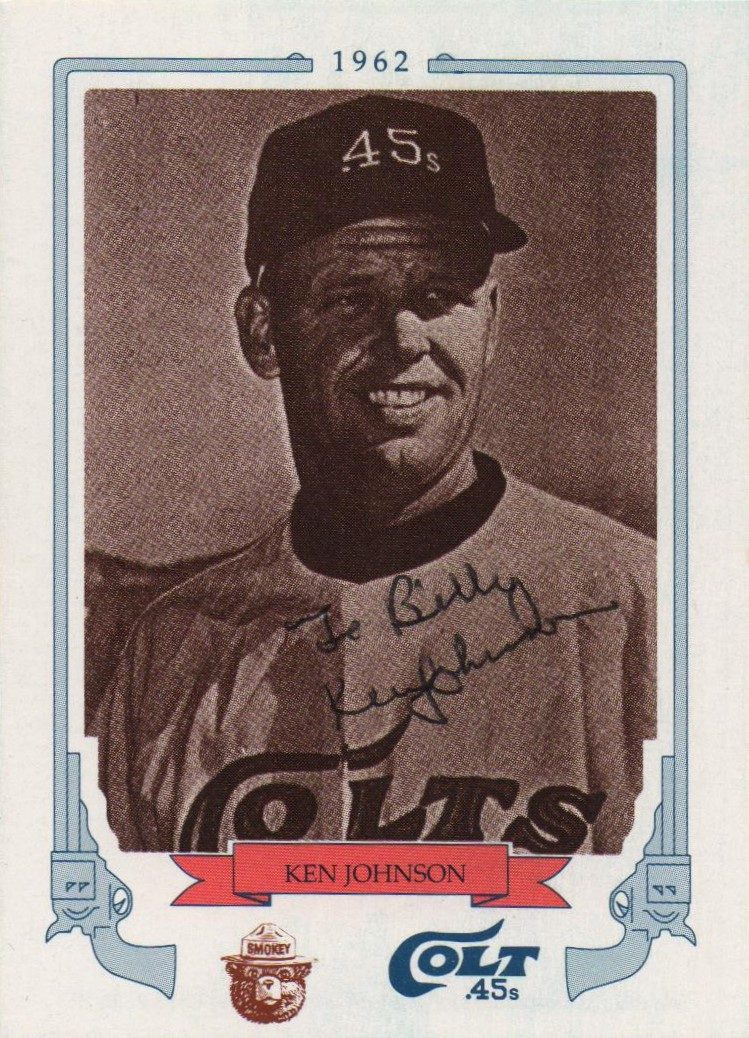 Ken Johnson autograph in the Astros A to Z collection