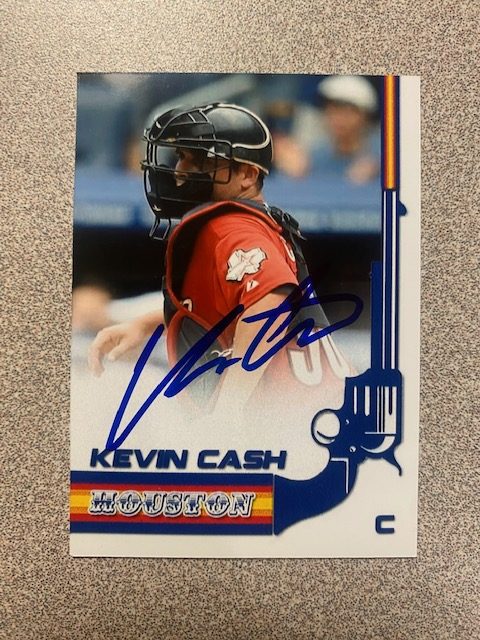 Kevin Cash autograph in the Astros A to Z collection
