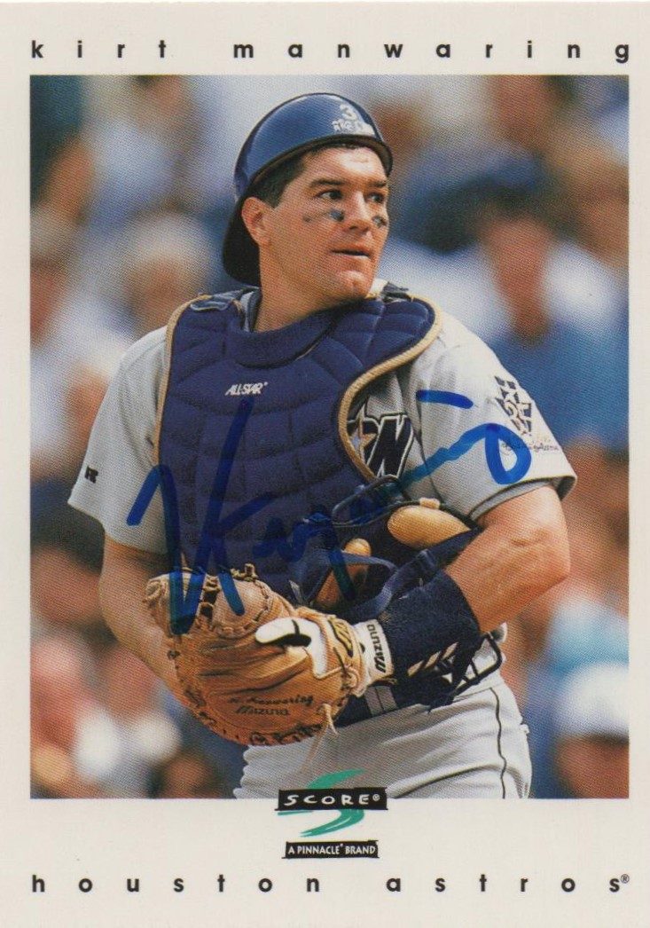 Kirt Manwaring autograph in the Astros A to Z collection