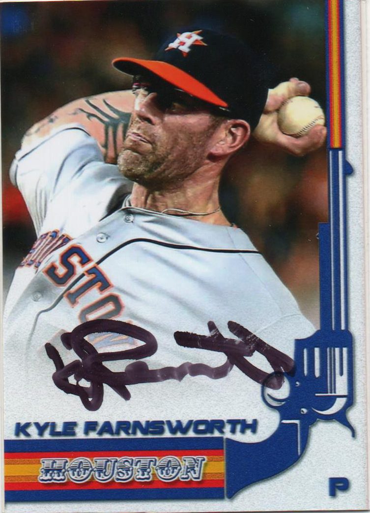 Kyle Farnsworth autograph in the Astros A to Z collection