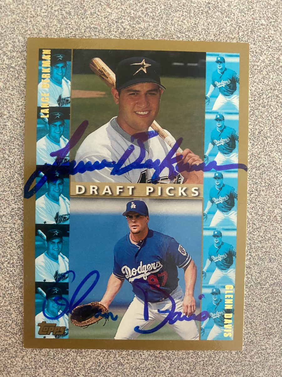 Lance Berkman autograph in the Astros A to Z collection