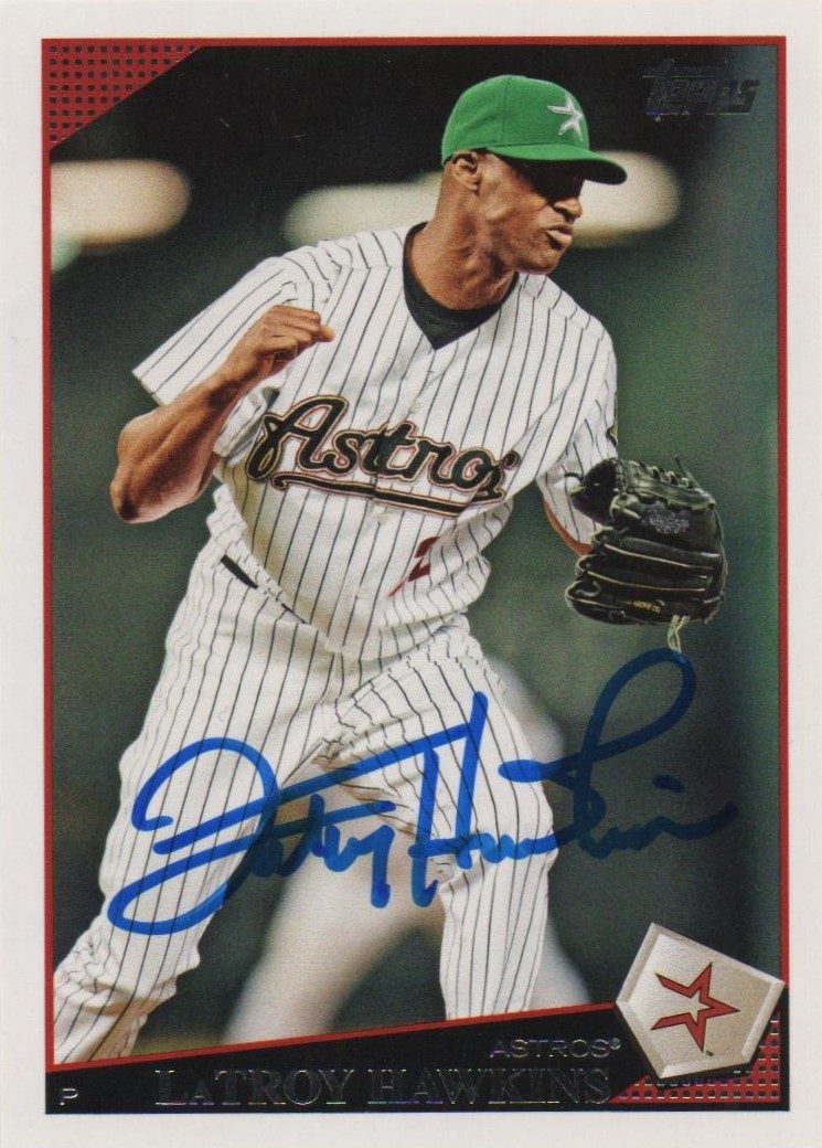 LaTroy Hawkins autograph in the Astros A to Z collection