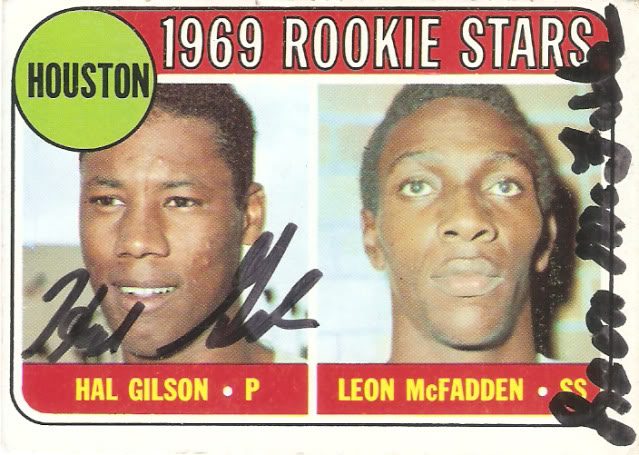 Leon McFadden autograph in the Astros A to Z collection