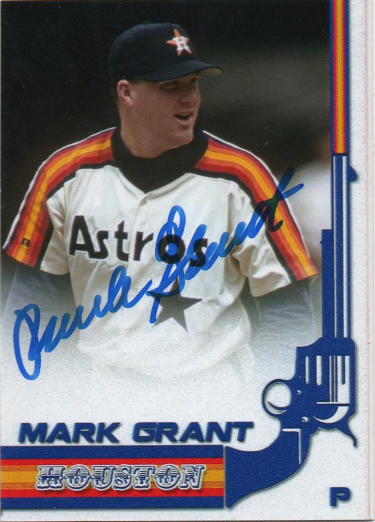 Mark Grant autograph in the Astros A to Z collection