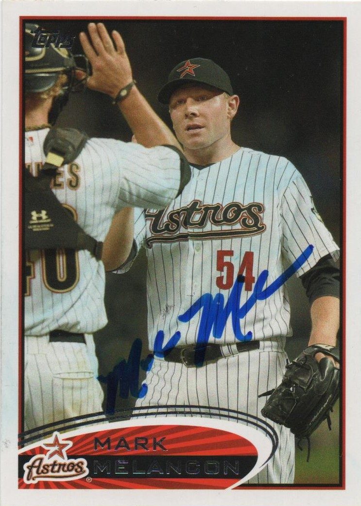 Mark Melancon autograph in the Astros A to Z collection
