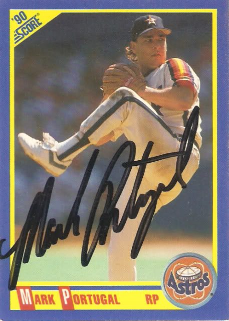 Mark Portugal autograph in the Astros A to Z collection