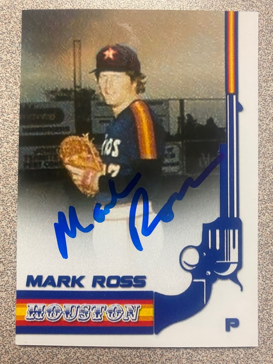 Mark Ross autograph in the Astros A to Z collection