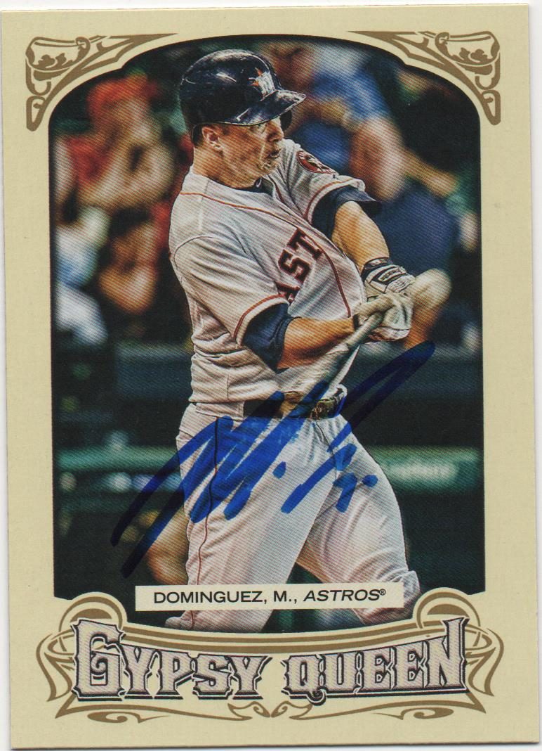 Matt Dominguez autograph in the Astros A to Z collection