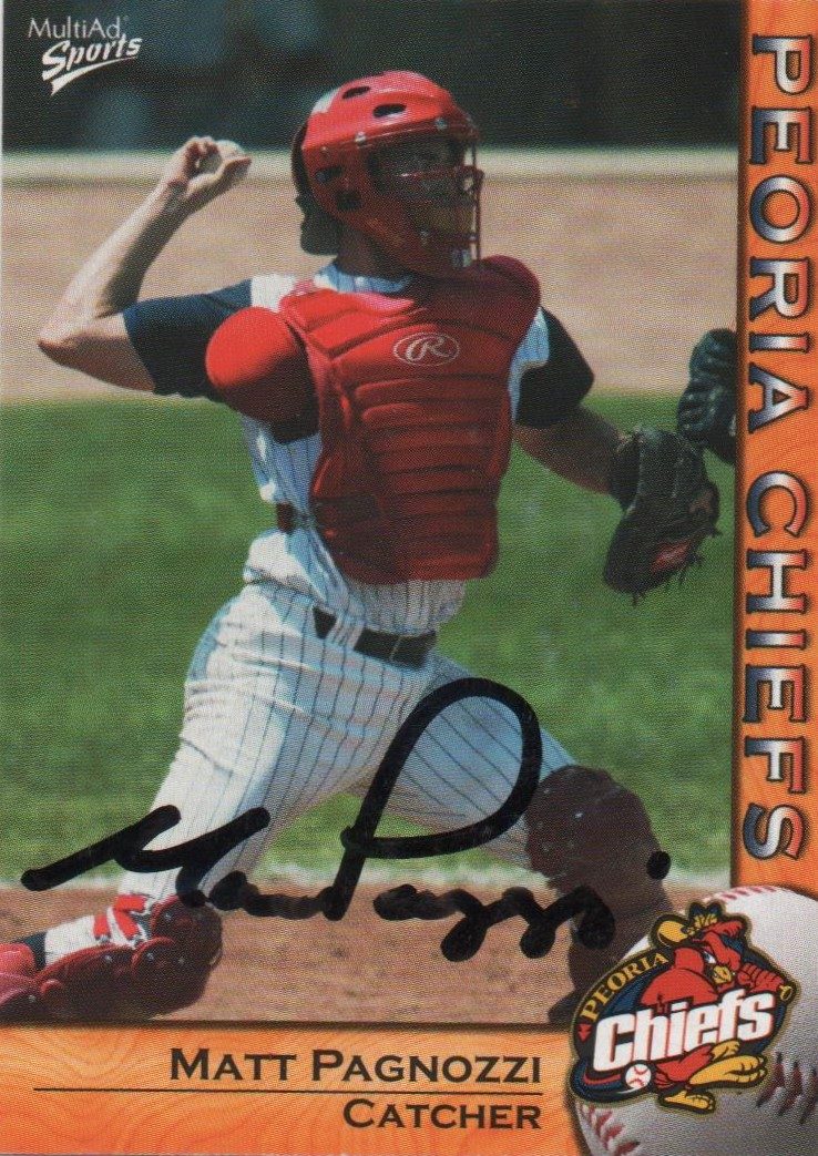 Matt Pagnozzi autograph in the Astros A to Z collection