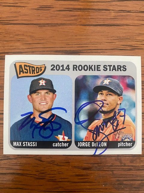 Max Stassi autograph in the Astros A to Z collection