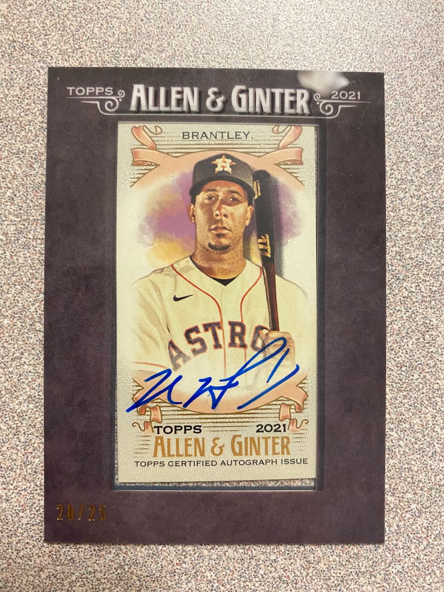 Michael Brantley autograph in the Astros A to Z collection