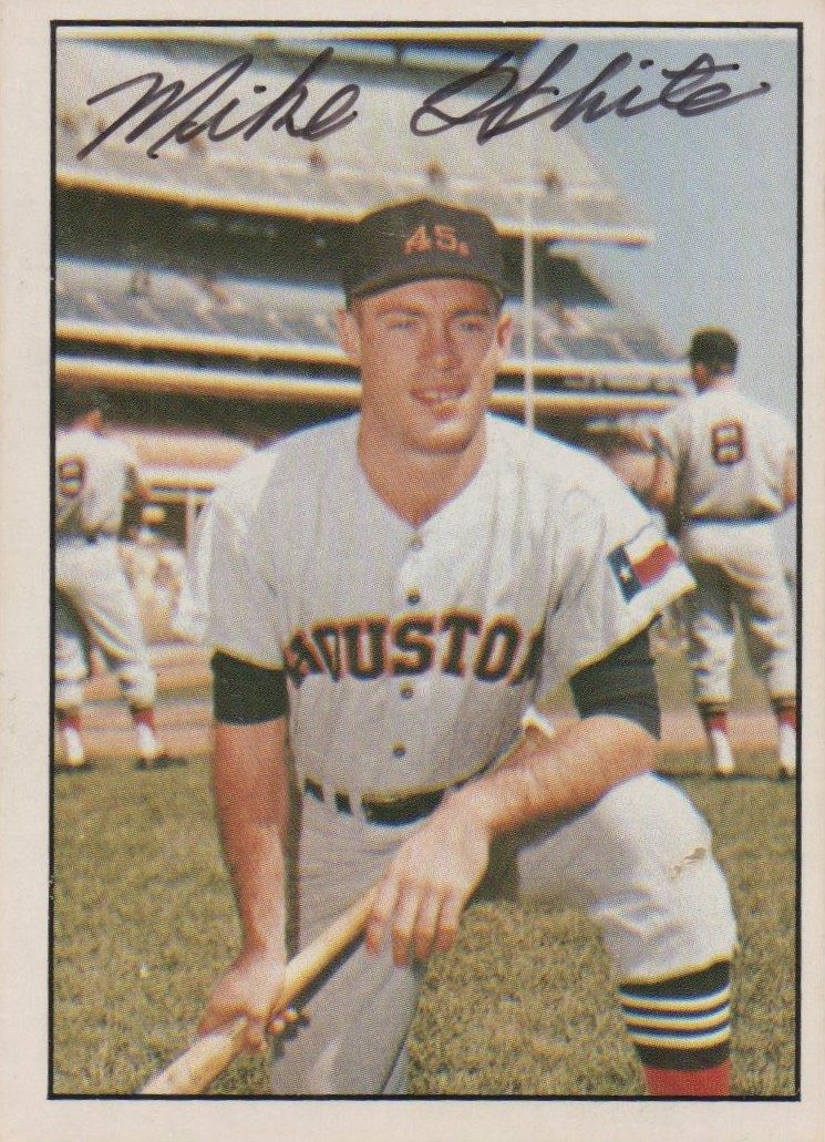 Mike White autograph in the Astros A to Z collection
