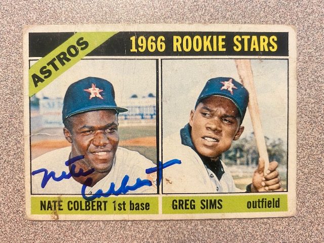 Nate Colbert autograph in the Astros A to Z collection