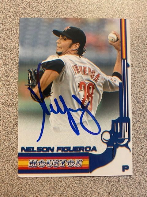 Nelson Figueroa autograph in the Astros A to Z collection