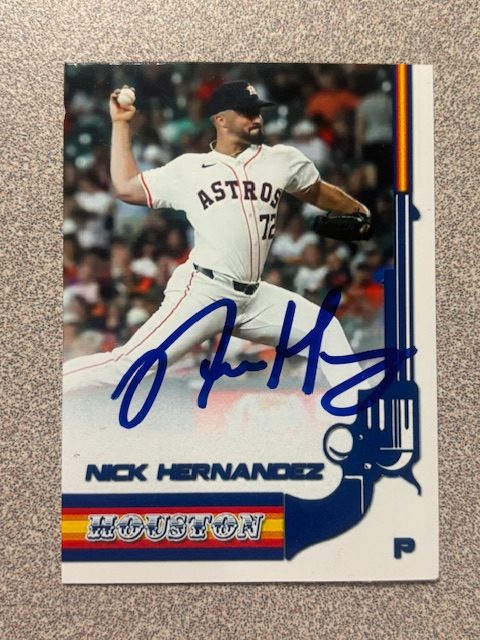 Nick Hernandez autograph in the Astros A to Z collection