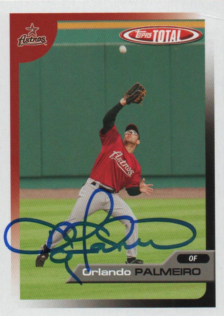 Orlando Palmeiro autograph in the Astros A to Z collection