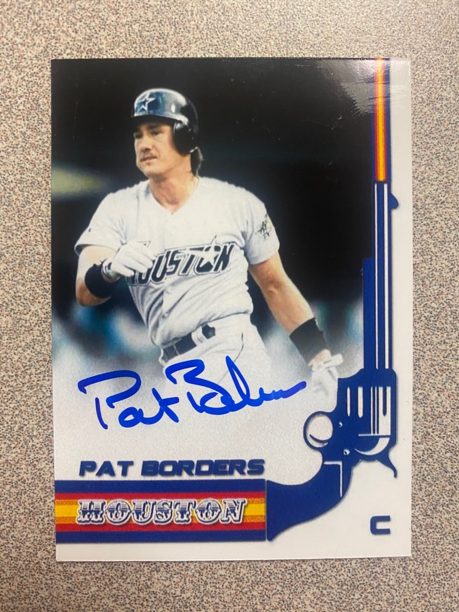 Pat Borders autograph in the Astros A to Z collection