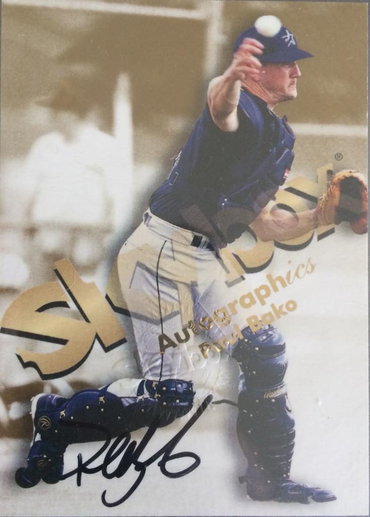 Paul Bako autograph in the Astros A to Z collection