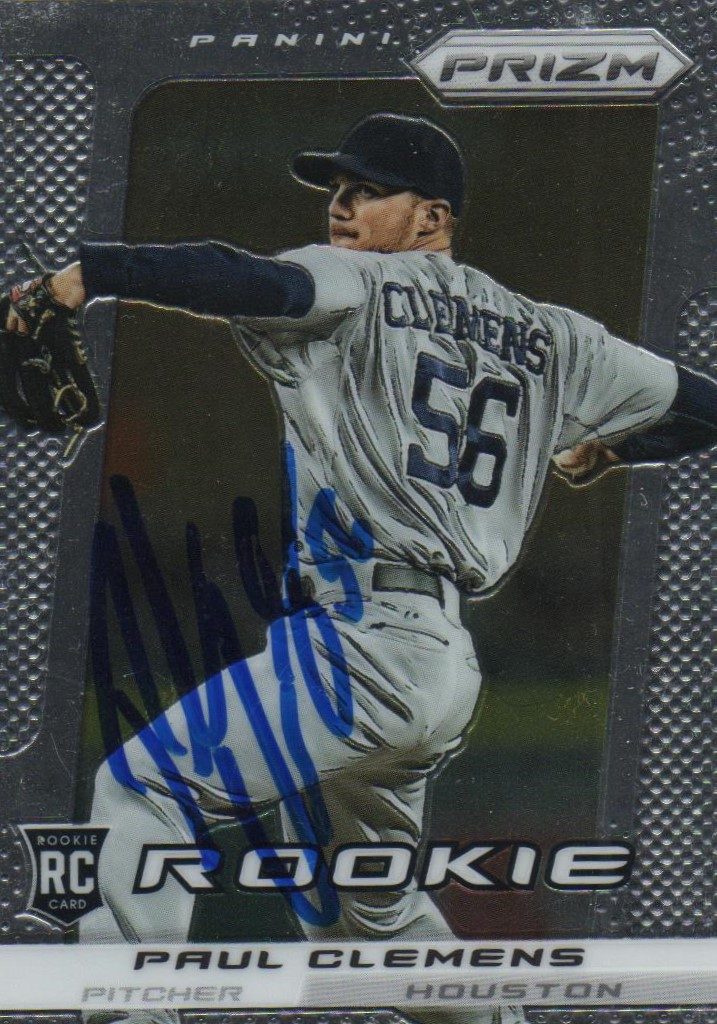 Paul Clemens autograph in the Astros A to Z collection