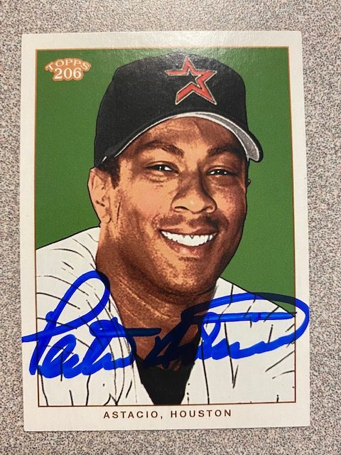 Pedro Astacio autograph in the Astros A to Z collection