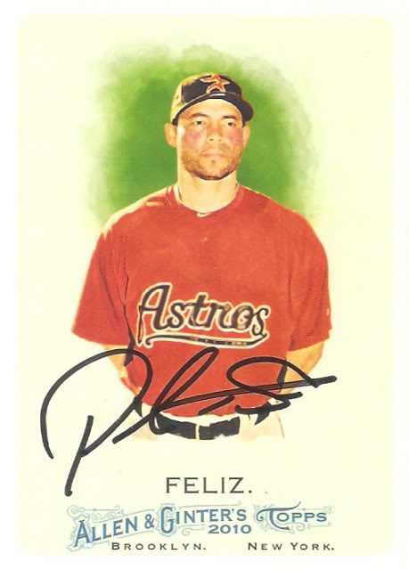 Pedro Feliz autograph in the Astros A to Z collection