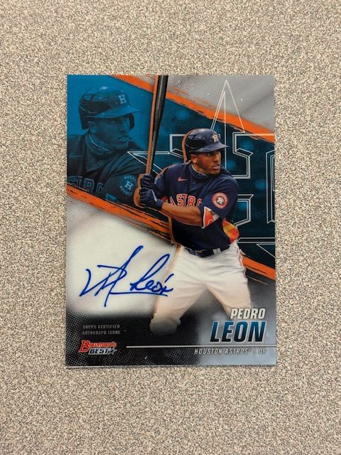 Pedro Leon autograph in the Astros A to Z collection