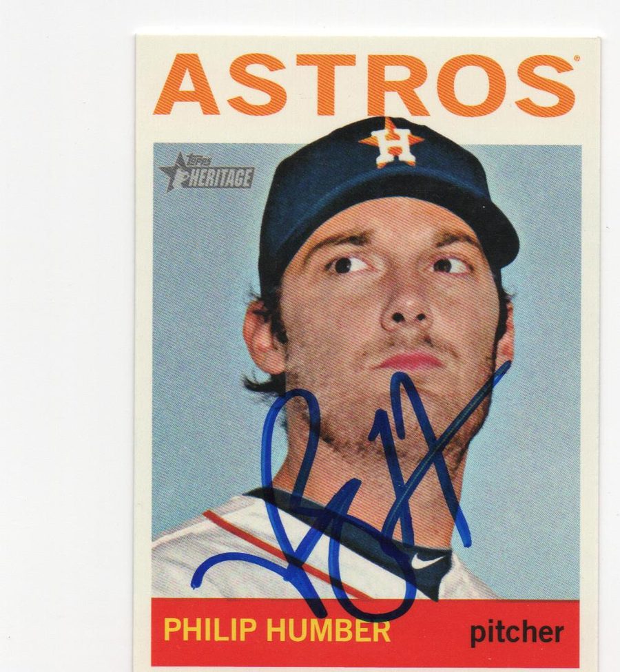 Phil Humber autograph in the Astros A to Z collection