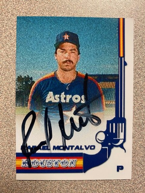 Rafael Montalvo autograph in the Astros A to Z collection