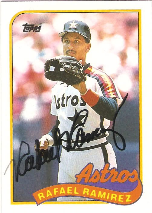Rafael Ramirez autograph in the Astros A to Z collection
